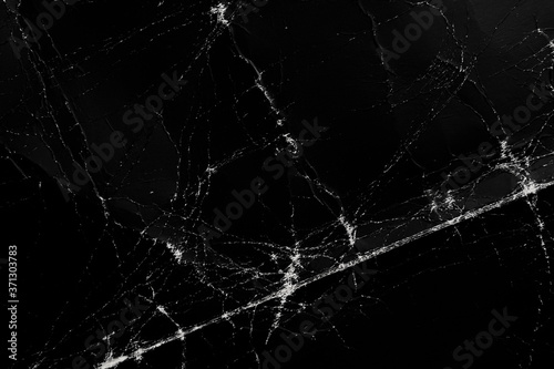 Background made of black crumpled paper