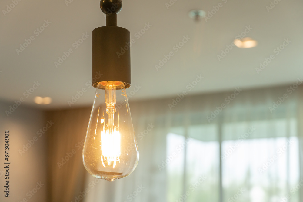 close up of luxury light bulbs in a living room. close up of luxury light bulbs in a living room.