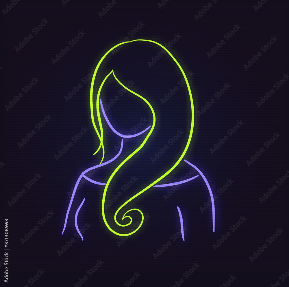 neon profile picture faceless avatar neon profile picture faceless avatar