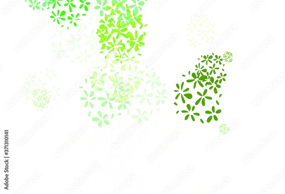 Light Green vector pattern with random forms. Light Green vector pattern with random forms.