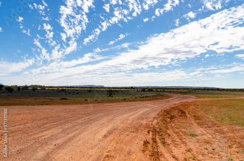 Street in the Australian Outback