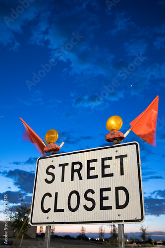 Street Closed Sign
