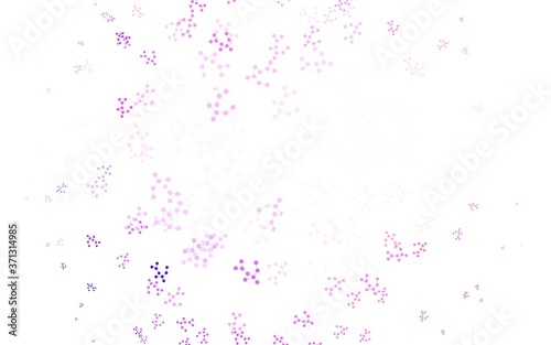 Light Purple  Pink vector template with artificial intelligence structure.