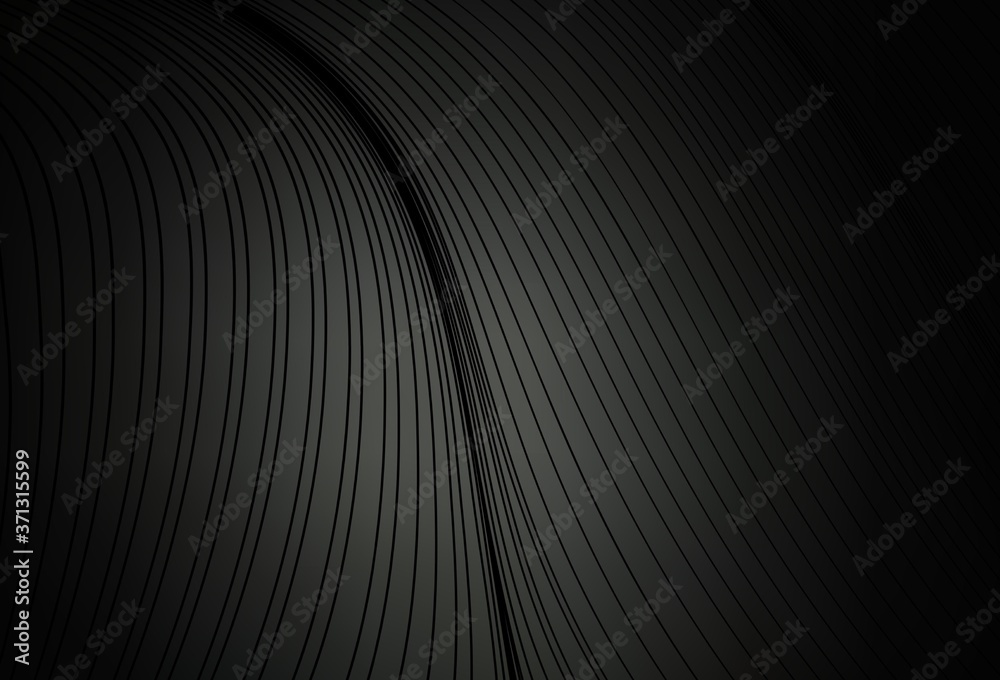 Dark Gray vector background with wry lines. Dark Gray vector background with wry lines.