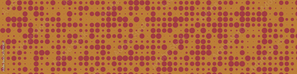 Abstract Color Halftone Dots generative art background illustration