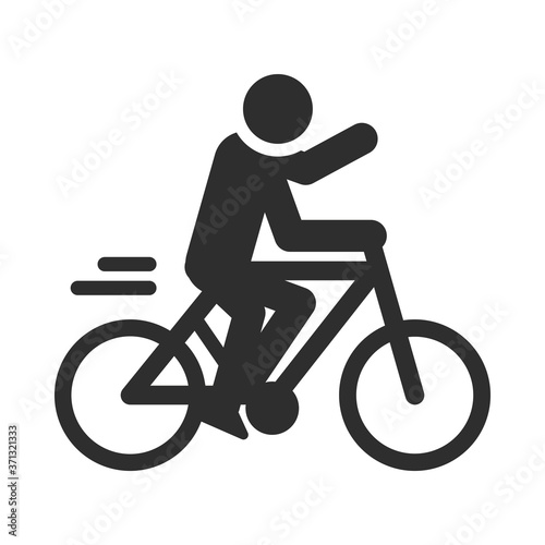extreme sport bmx rider active lifestyle silhouette icon design