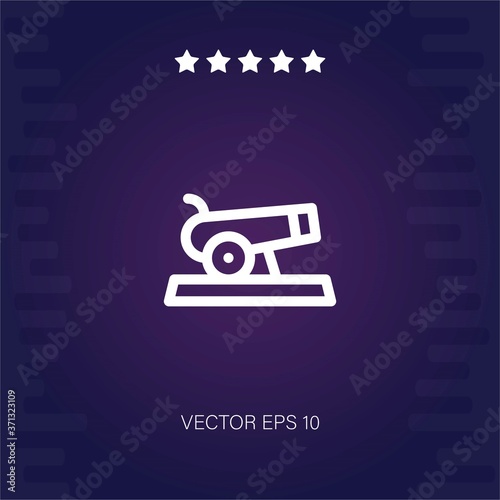 cannon vector icon modern illustration