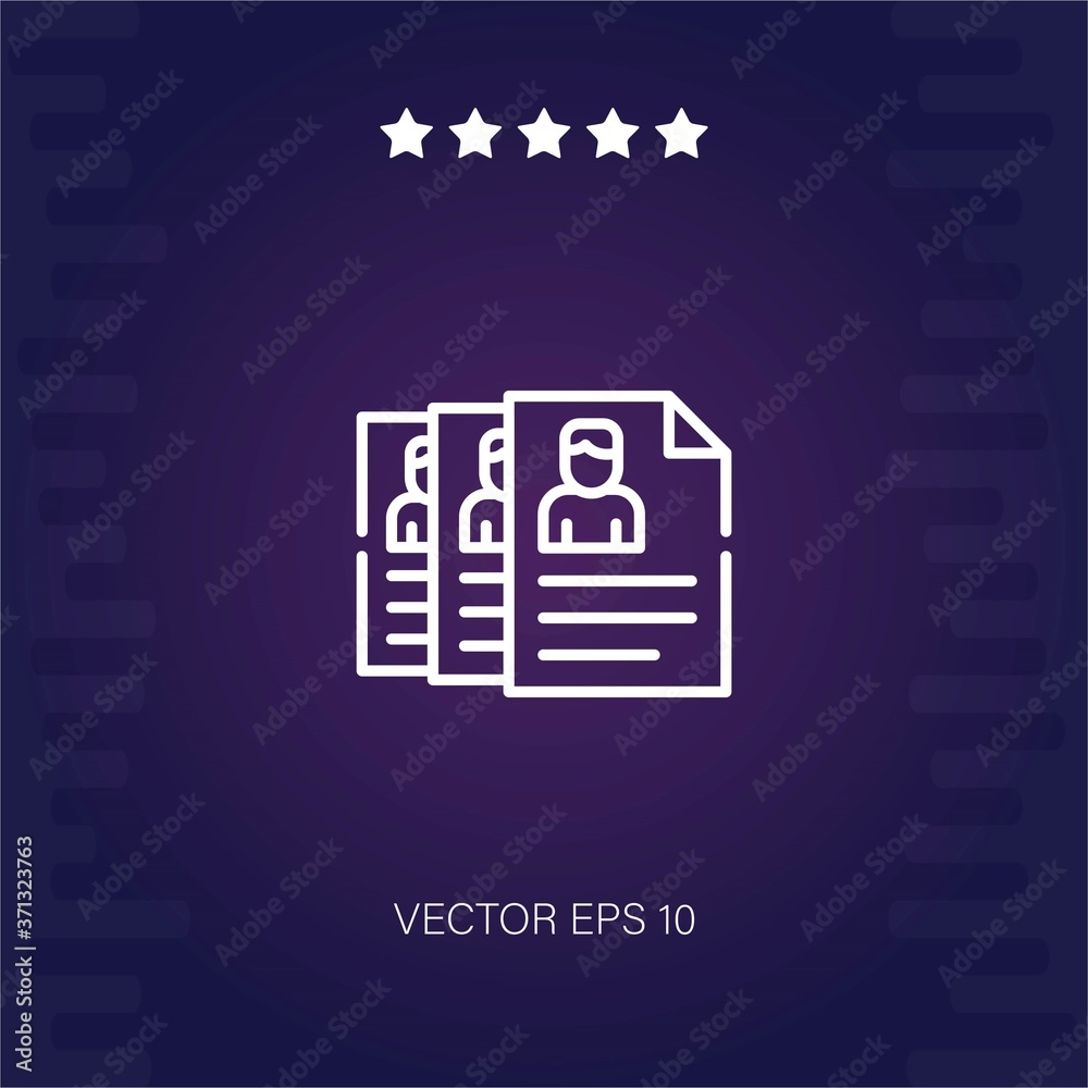 profile vector icon modern illustration profile vector icon modern illustration