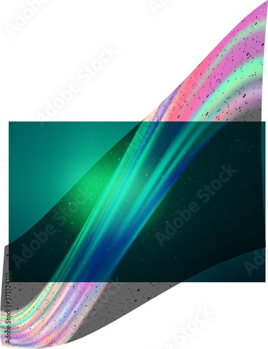 Light Green vector texture with milky way stars. Shining illustration with sky stars on abstract template. Best design for your ad, poster, banner.