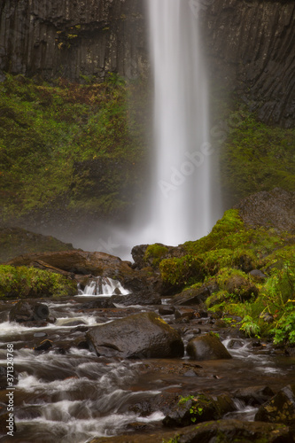 Latourell falls in the Columbia River Gorge national Scenic Area, Oregon