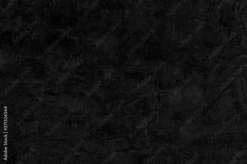 Fototapeta premium Dark grunge solid painted concrete wall texture backdrop