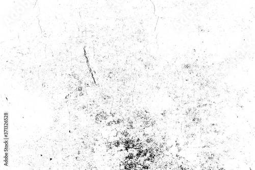 Grunge monochrome texture pattern of cracks, chips, scuffs. vintage surface black and white.