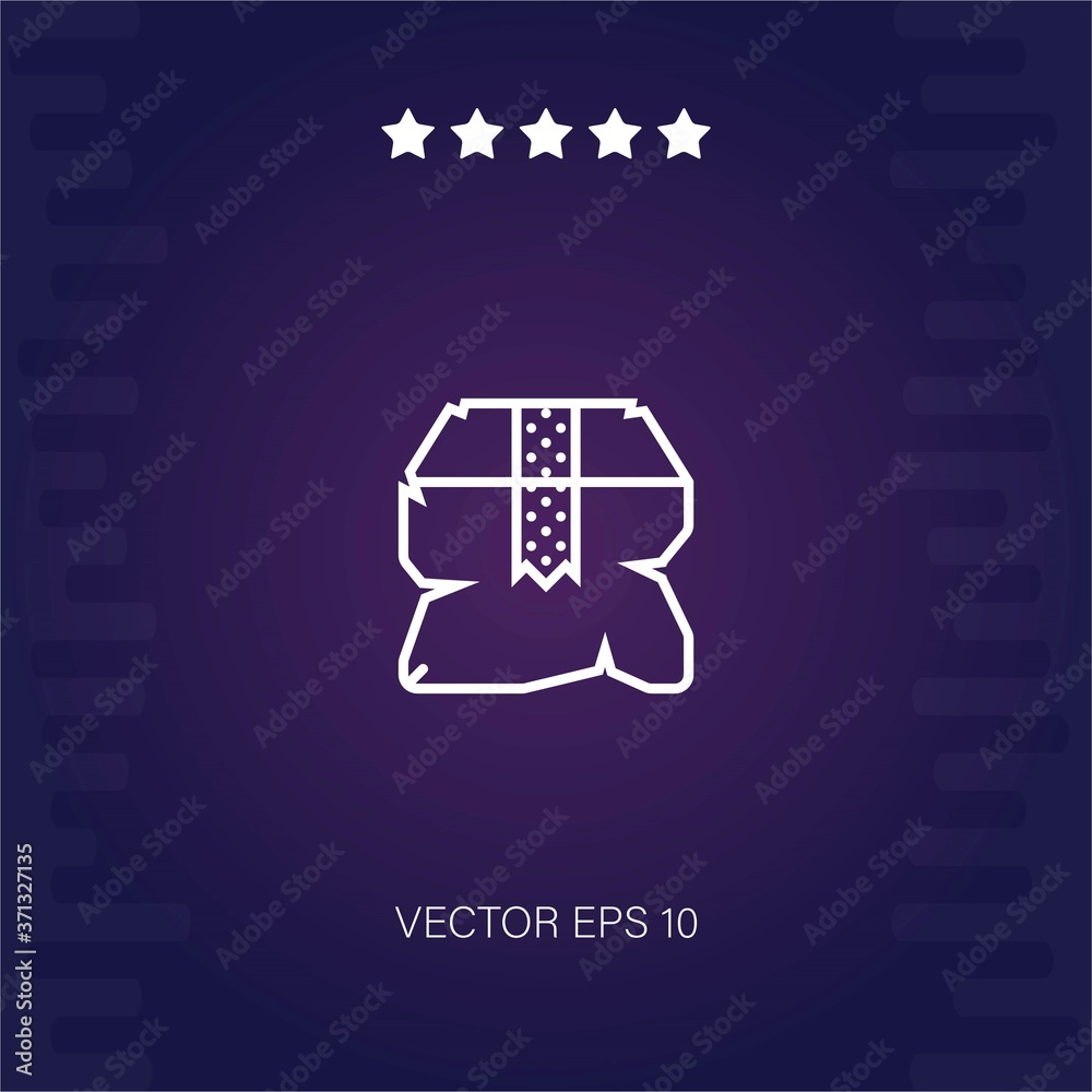 box vector icon modern illustration