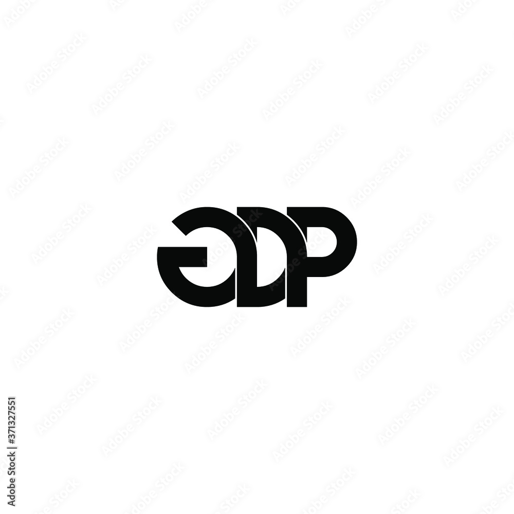 gdp letter original monogram logo design gdp letter original monogram logo design