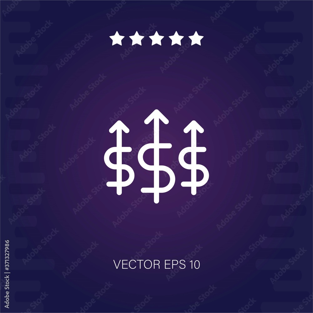 dollar symbol vector icon modern illustration dollar symbol vector icon modern illustration