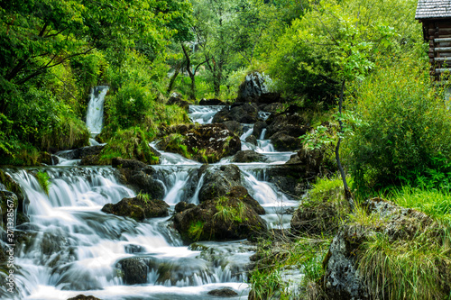 Fototapeta Naklejka Na Ścianę i Meble -  Waterfall in Bosina and Herzegovina called Slapovi