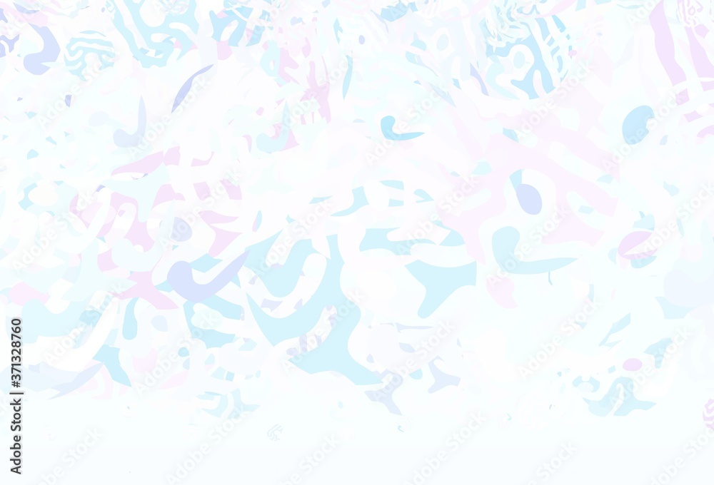 Light Blue, Red vector texture with abstract forms. Light Blue, Red vector texture with abstract forms.