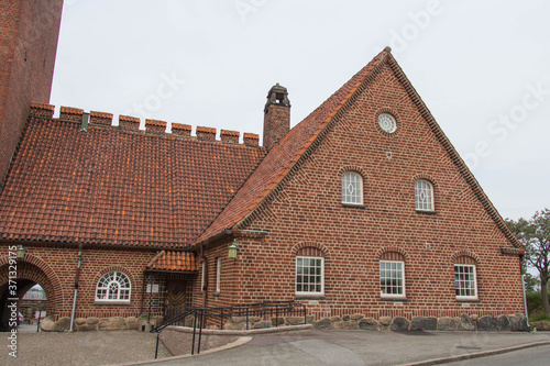 Gothenburg, Sweden - June 18 2019: exterior view of Masthugget Church on June 18 2019 in Gothenburg, Sweden. photo