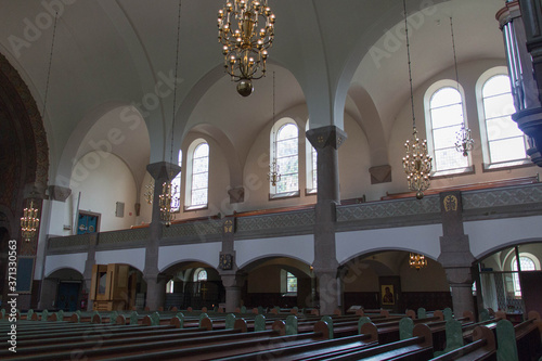 Gothenburg, Sweden - June 18 2019: interior view of Vasa Church on June 18 2019 in Gothenburg, Sweden. photo