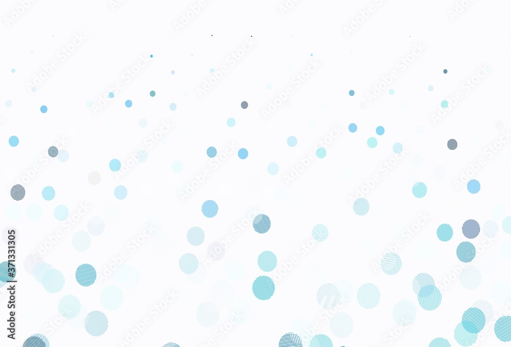 Light Blue, Yellow vector pattern with spheres.