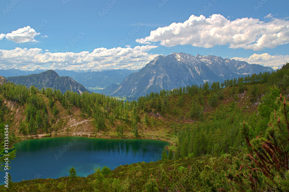 lake in the mountains, Tauplitzalm Austria