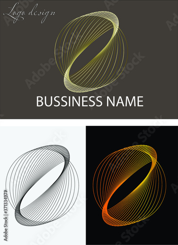 isolated logo design vector for shop business 