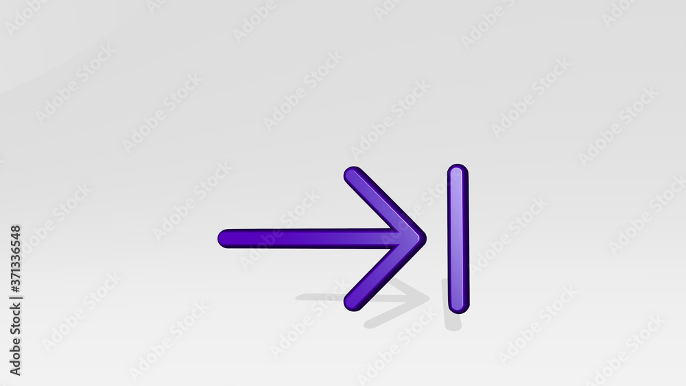 keyboard arrow next 3D icon casting shadow - 3D illustration for computer and business keyboard arrow next 3D icon casting shadow - 3D illustration for computer and business