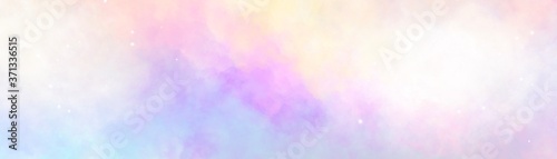 Banner glare abstract texture. Blur pastel color background. Rainbow gradient color. Ombre girly princess style © Nalinee
