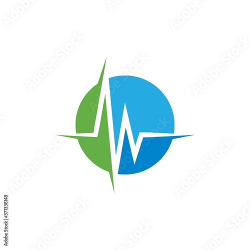 Pulse line ilustration