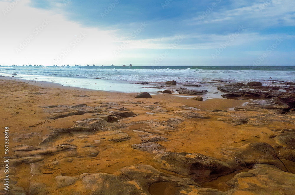 sunrise on mancora beach