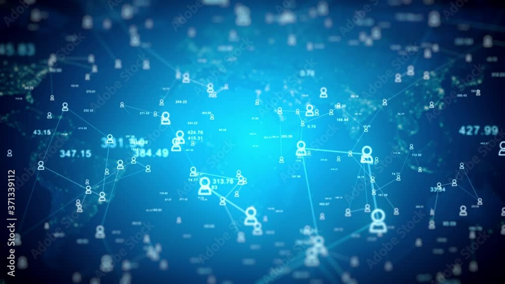 Network Of Connected People Loop Network Of Connected People Loop