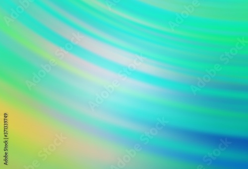 Light Green vector colorful abstract texture.