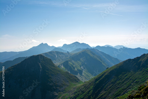 a beautiful landscape of the Fagaras mountains © sebi_2569