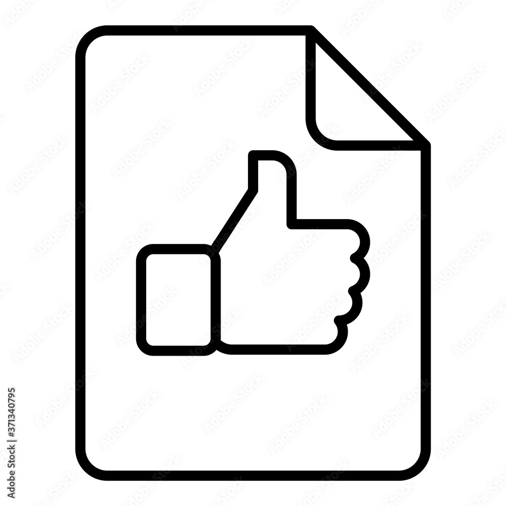 Approve Document Thumb Up Flat Icon Isolated On White Background Approve Document Thumb Up Flat Icon Isolated On White Background