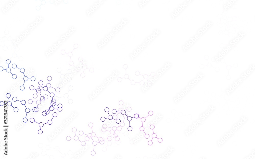 Light Pink, Blue vector template with artificial intelligence structure. Light Pink, Blue vector template with artificial intelligence structure.