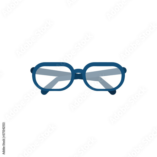 eyeglasses icon flat style vector image