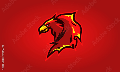 Fototapeta Naklejka Na Ścianę i Meble -  Phoenix Esports Mascot Logo