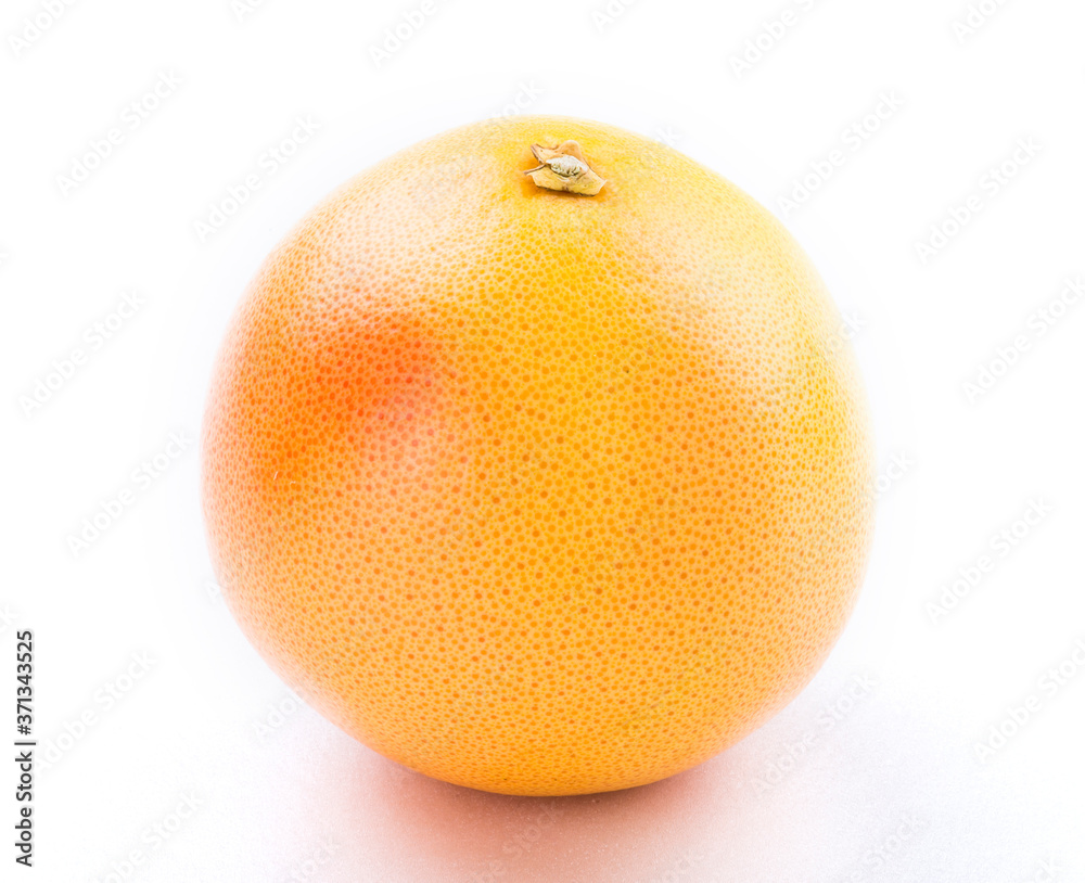 fresh grapefruit on white background fresh grapefruit on white background