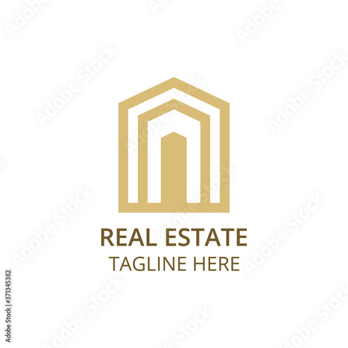 Home, house, real estate icon. Unique home logo. Mosque icon. Property icon. Vector stock illustration.