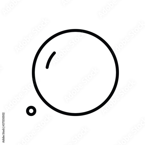 Black line  icon for huge
