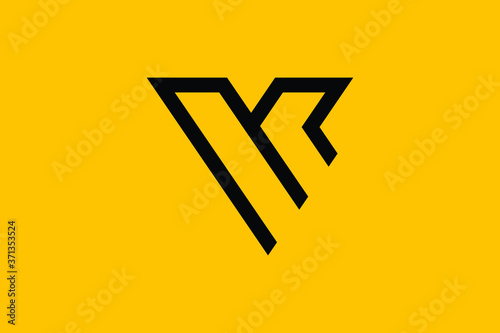 Minimal Innovative Initial Y logo and YY logo. Letter Y YY creative elegant Monogram. Premium Business logo icon. Black color on background