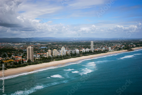 Aerial image of the Gold Coast
