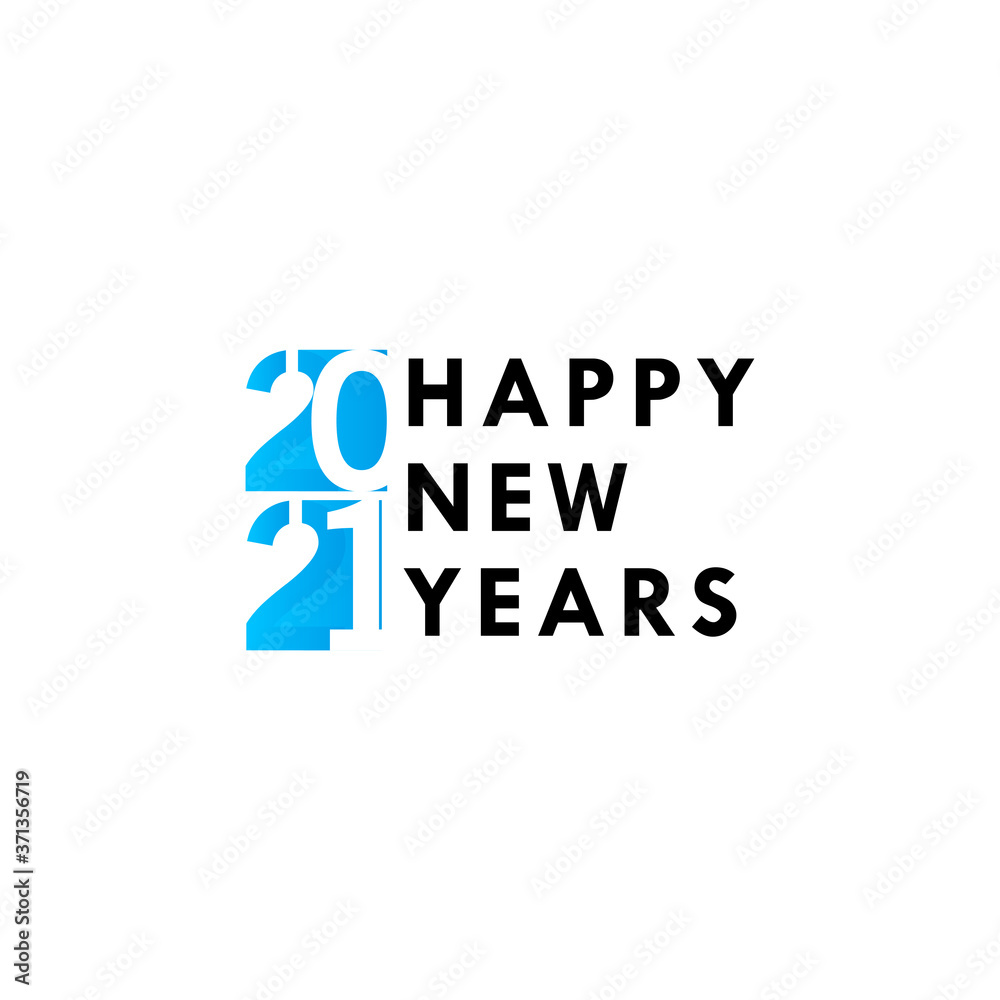 Happy New Years 2021 Celebration Vector Template Design Illustration Happy New Years 2021 Celebration Vector Template Design Illustration