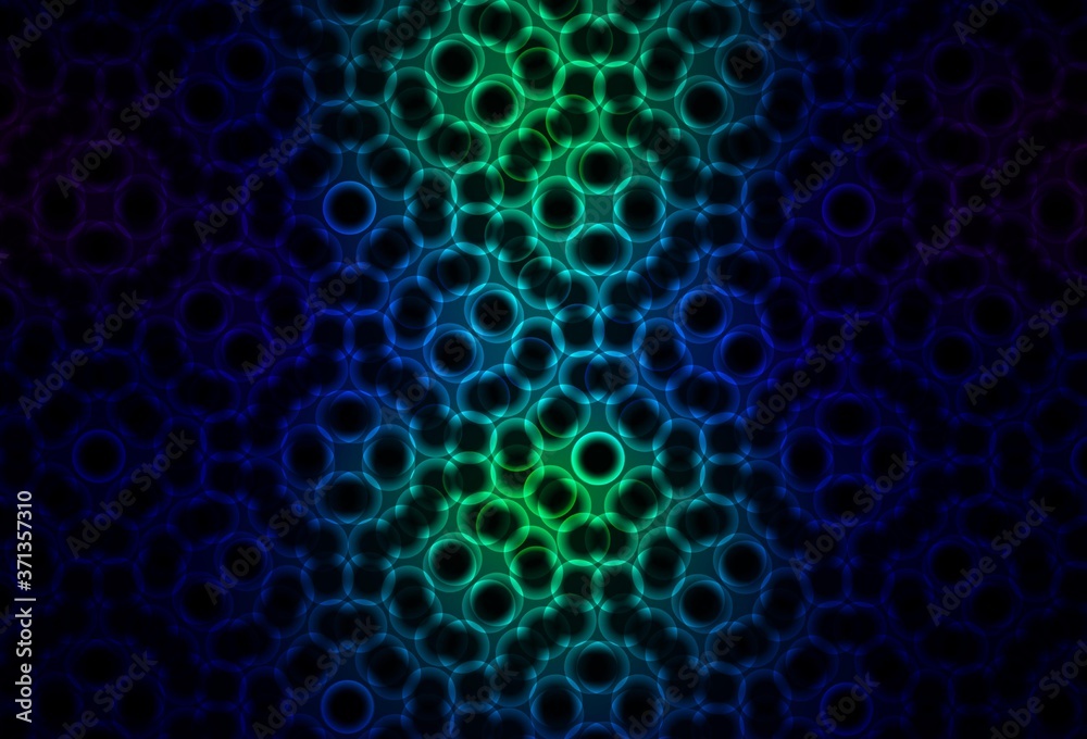 Dark Blue, Green vector backdrop with dots. Dark Blue, Green vector backdrop with dots.