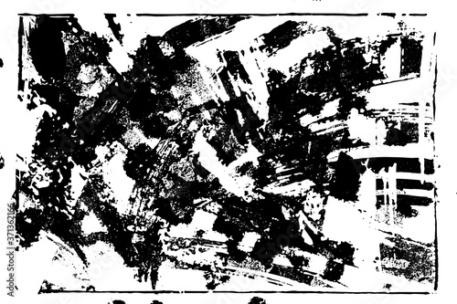 Dirty grunge background. The monochrome texture is old. Vintage worn pattern. The surface is covered with scratches