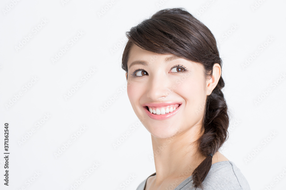 笑顔の女性 笑顔の女性