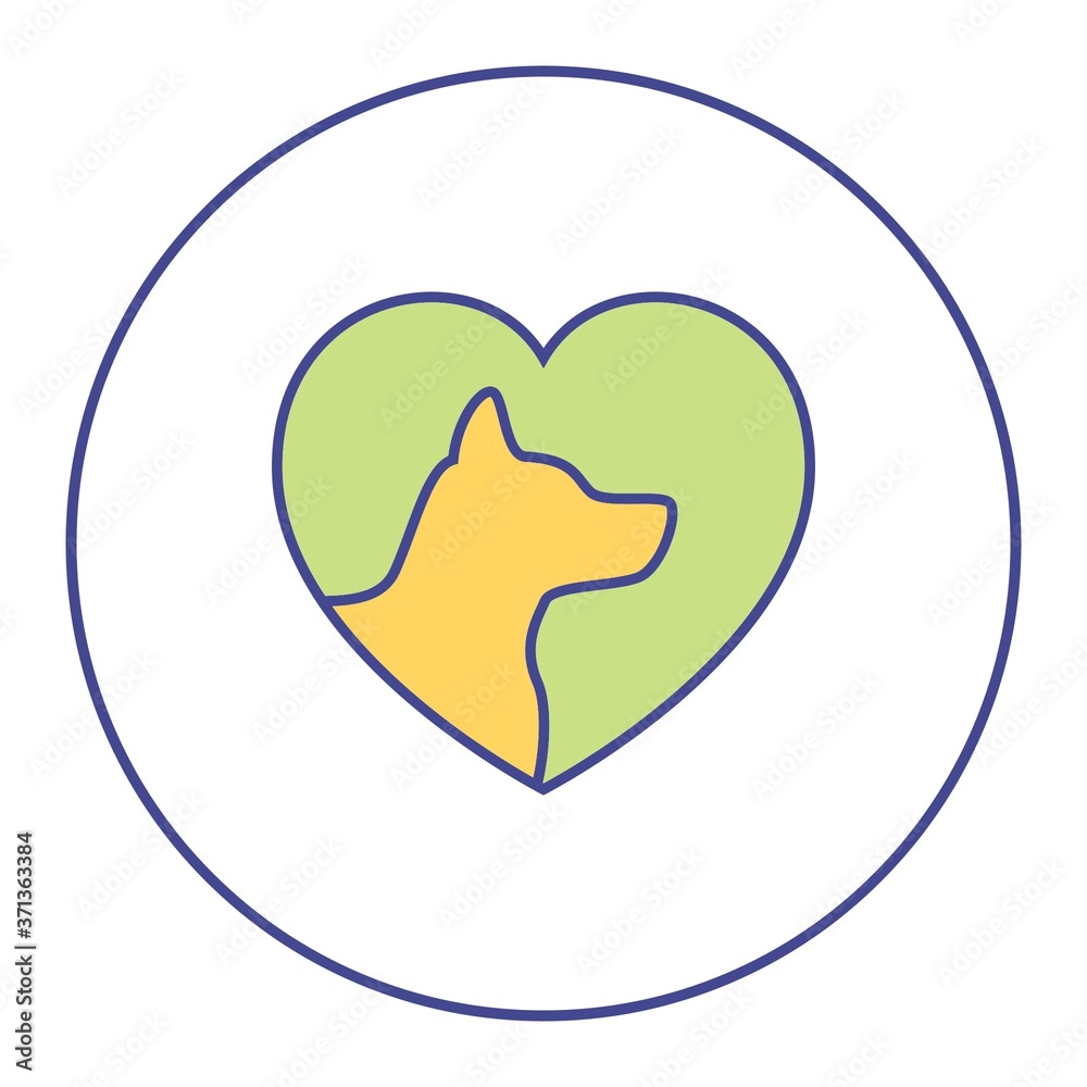 bicolor filled line veterinary icon, simple element from Pet-vet set, for web and mobile bicolor filled line veterinary icon, simple element from Pet-vet set, for web and mobile