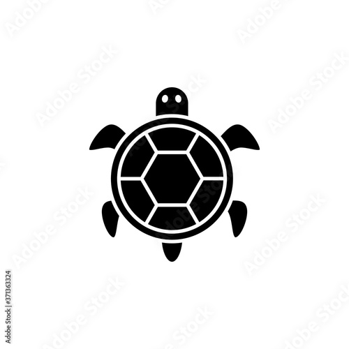 Fototapeta Naklejka Na Ścianę i Meble -  .filled tortoise icon, graphic illustration from Pet-vet collection, for web and app design