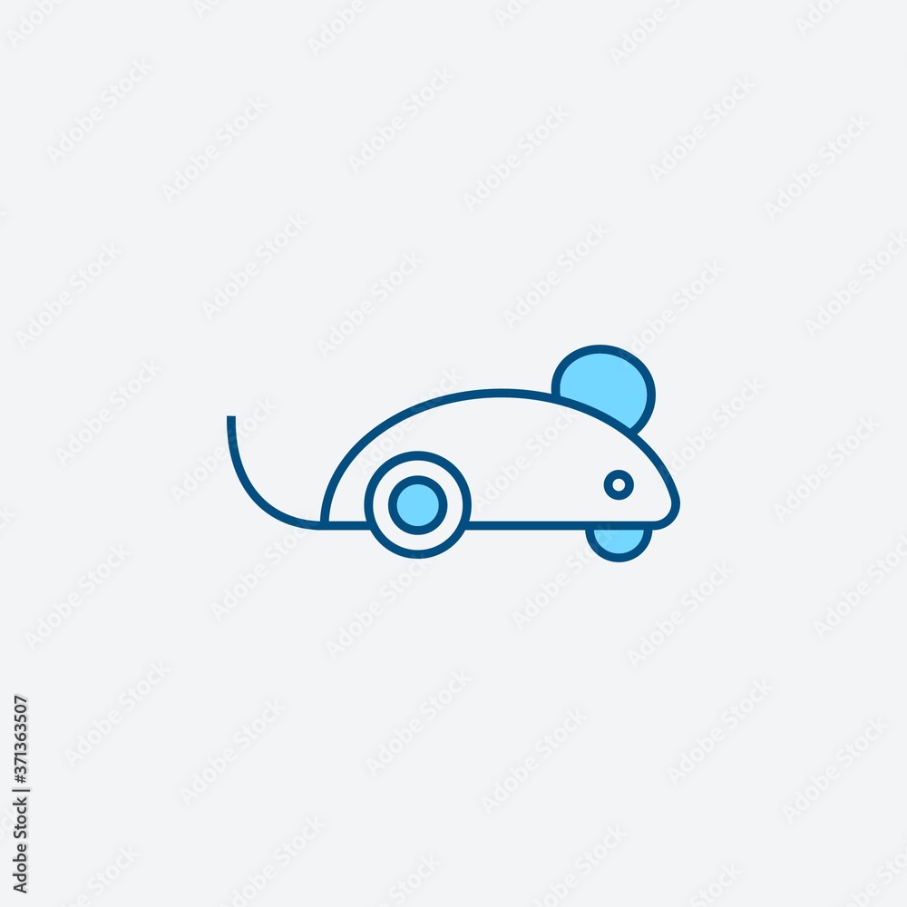 .pet toy icon, simple infographic element, in blue line style from Pet-vet set, for web and UI design .pet toy icon, simple infographic element, in blue line style from Pet-vet set, for web and UI design