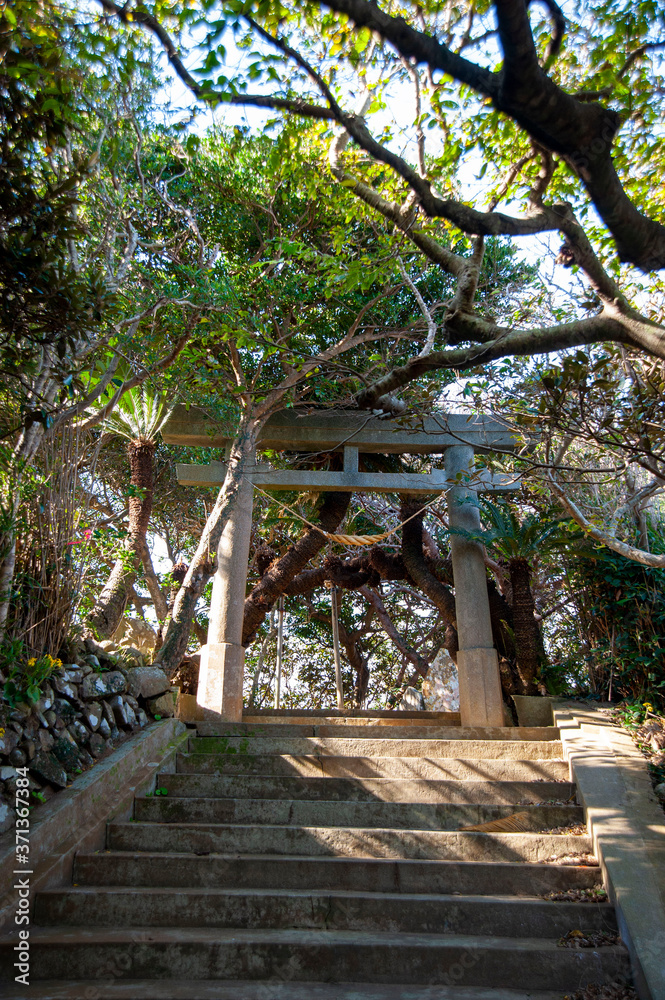 種子島の岬八幡神社の鳥居